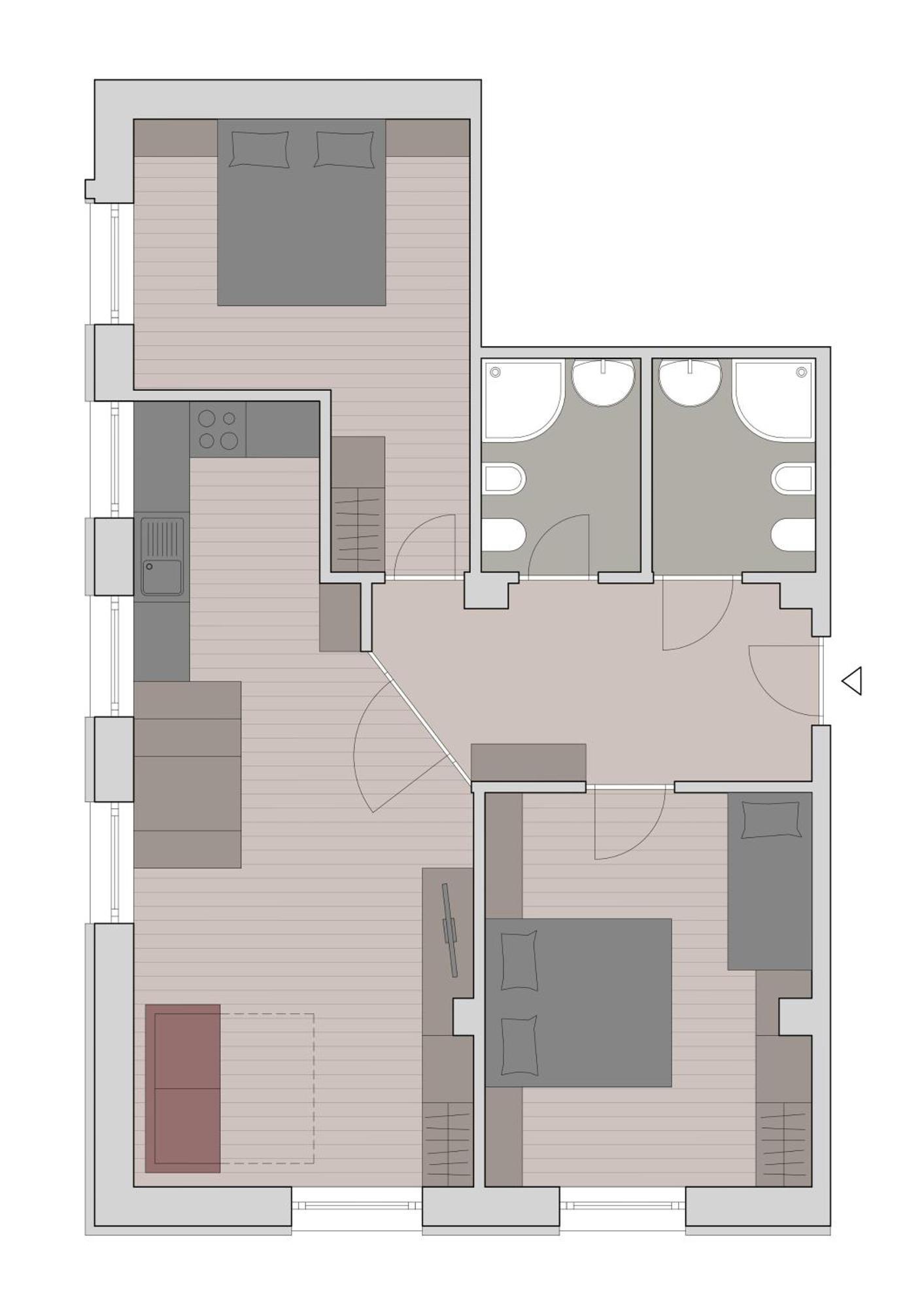 Residence Tombla Ortisei Ruang foto